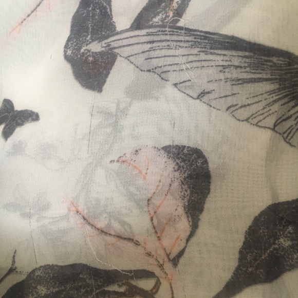 Sheer Floral Miss Selfridge Shirt - Picture 2 of 2